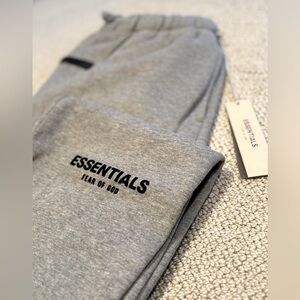 New Essentials Fear of God Dark Oatmeal Sweatpants